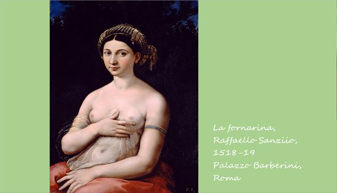 ラ・フォルナリーナ ラファエロ・サンツィオ, 1518-19 バルベリーニ宮殿, ローマ